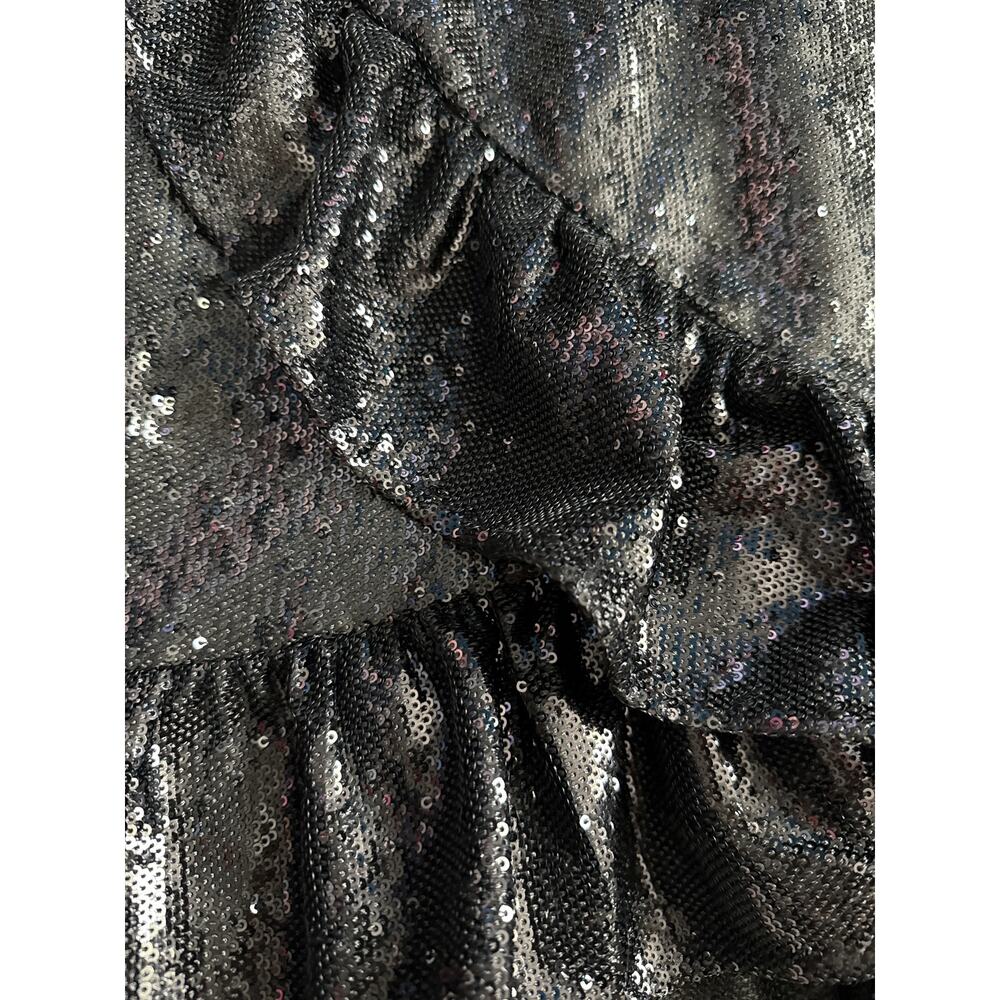 Likely Lilia Allover‎ Sequin Mini Dress Black Size 10 - Picture 8 of 11